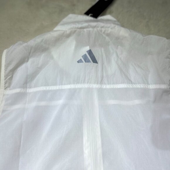 Adidas Men's large HIIT Training Ultralight IS3702 White spark vest running NEW - Picture 6 of 14